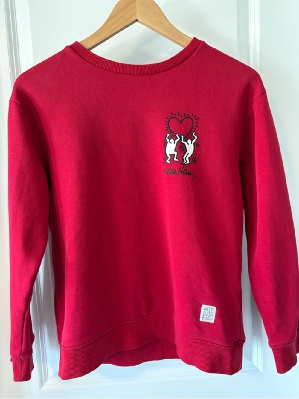 Keith Haring Graphic Crewneck Sweatshirt Kids XL 14-16
